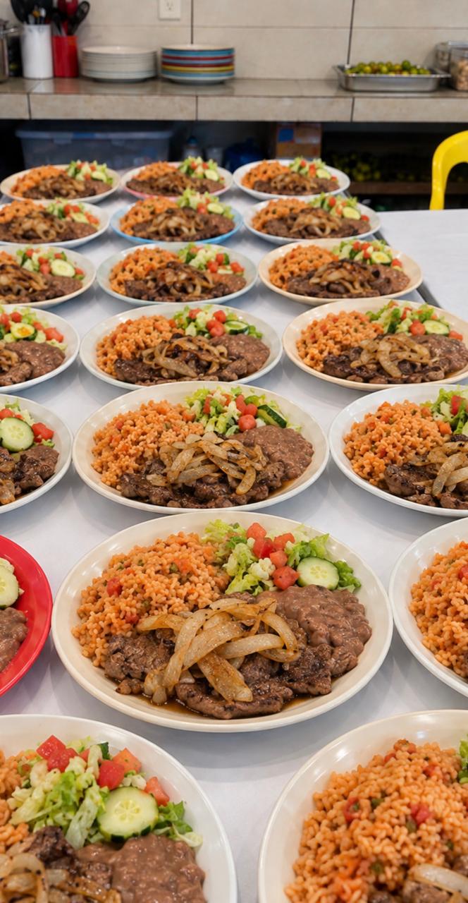 Alimentos preparados para la comunidad de SIQUEM, fotografía 2