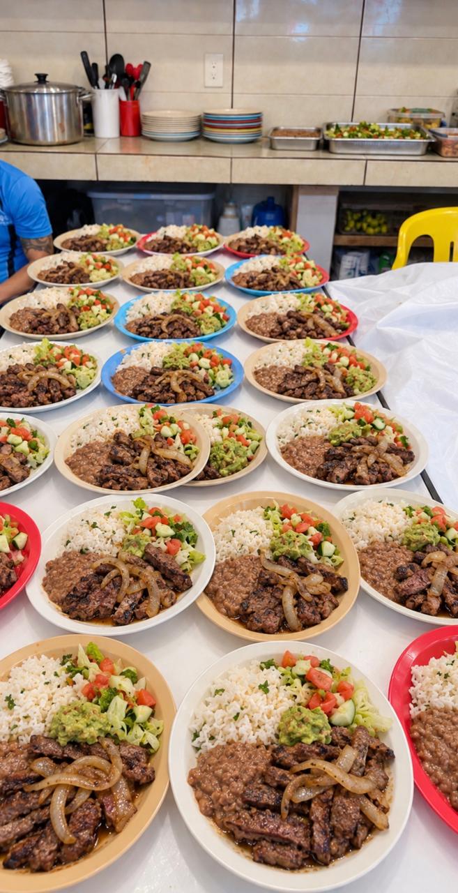Alimentos preparados para la comunidad de SIQUEM, fotografía 4
