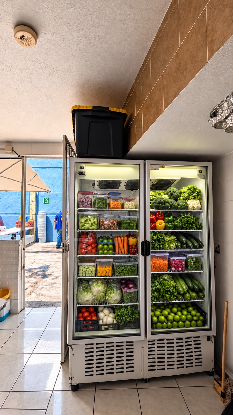 Alacena y refrigerador de la cocina de SIQUEM